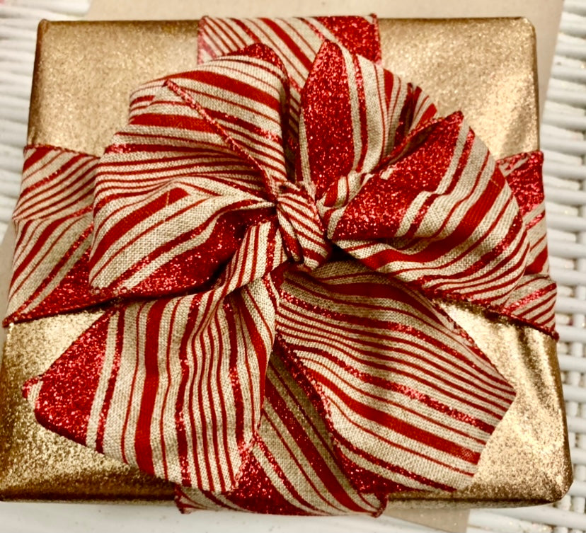 Red and Gold Gift Wrap